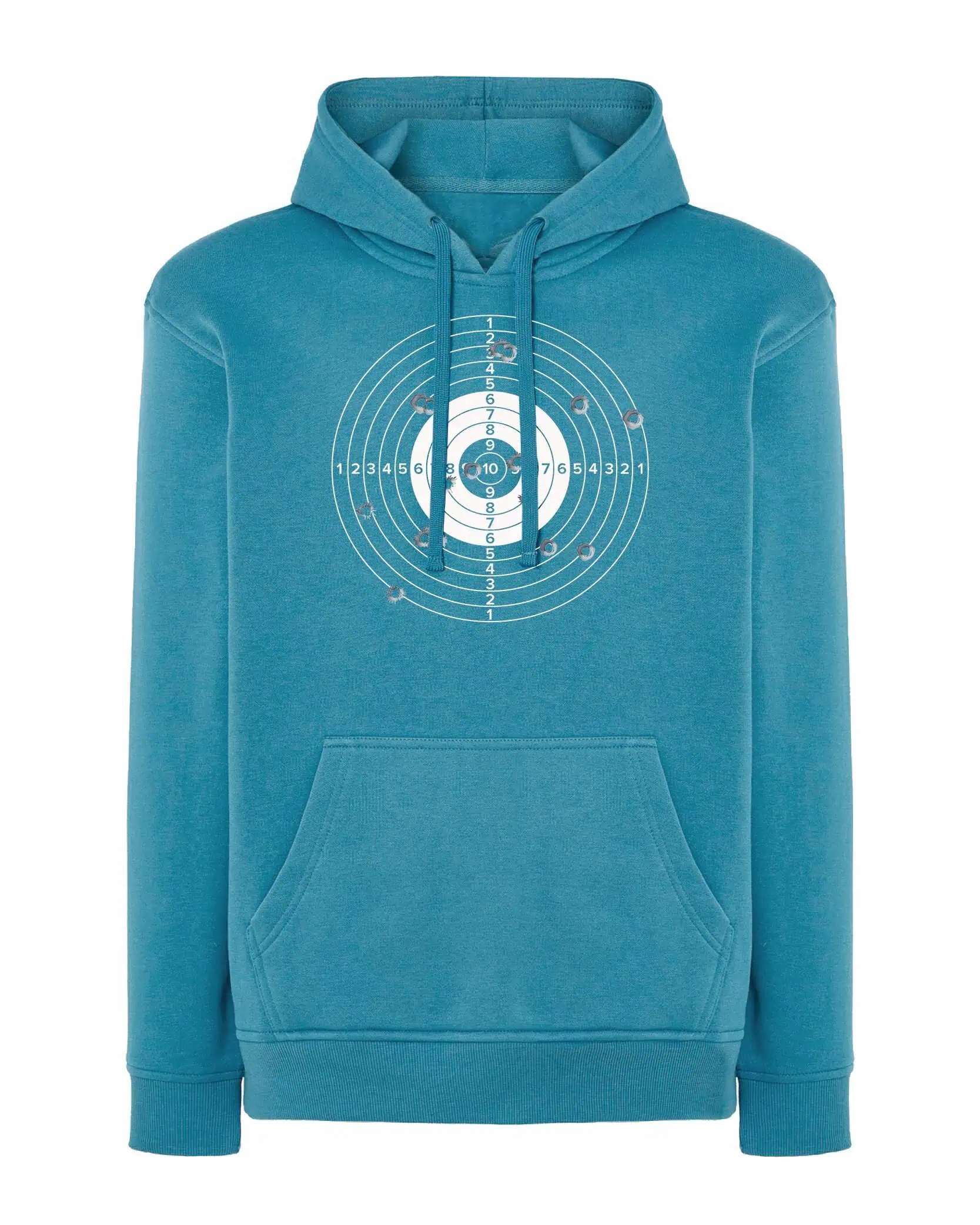 Mikina Střelecký štít Cíl pro střelnici Militaria Potisk Modrá M