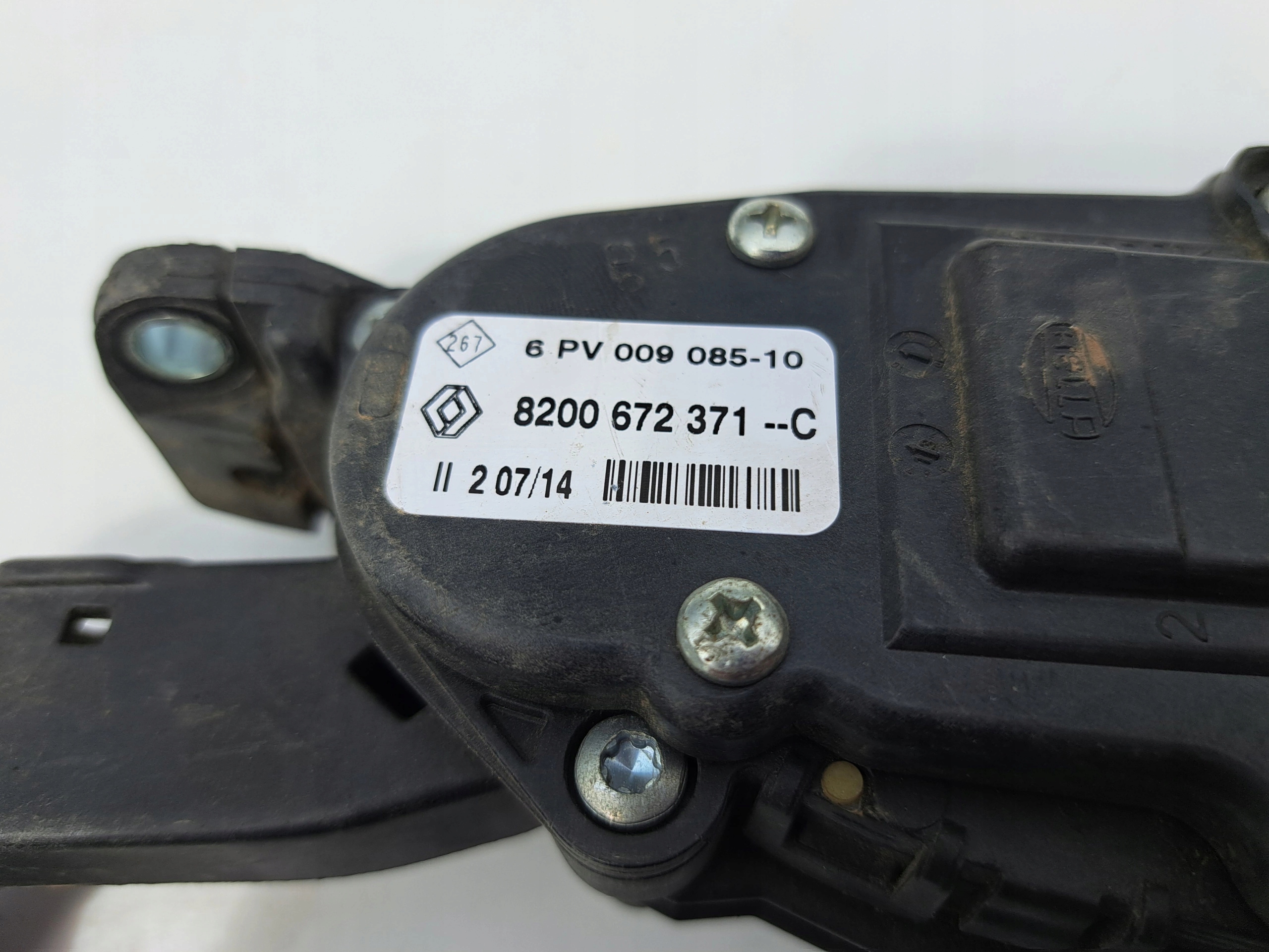 RENAULT OPEL 8200672371-C 6PV009085-10 accelerator pedal potentiometer