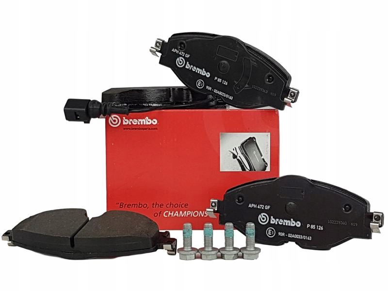 85 126 - Комплект тормозных колодок BREMBO, дисковые тормоза