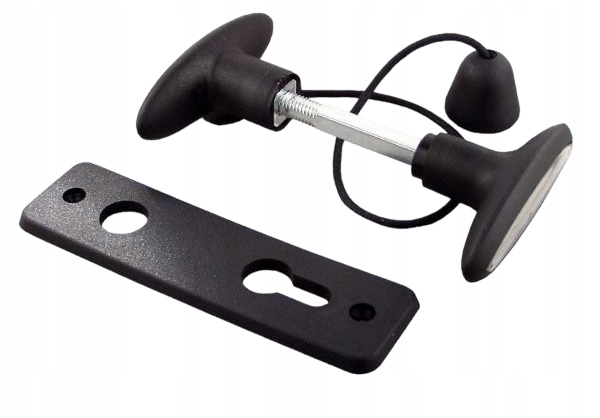 

Klamka Kastel do bram, drzwi garażowych czarna