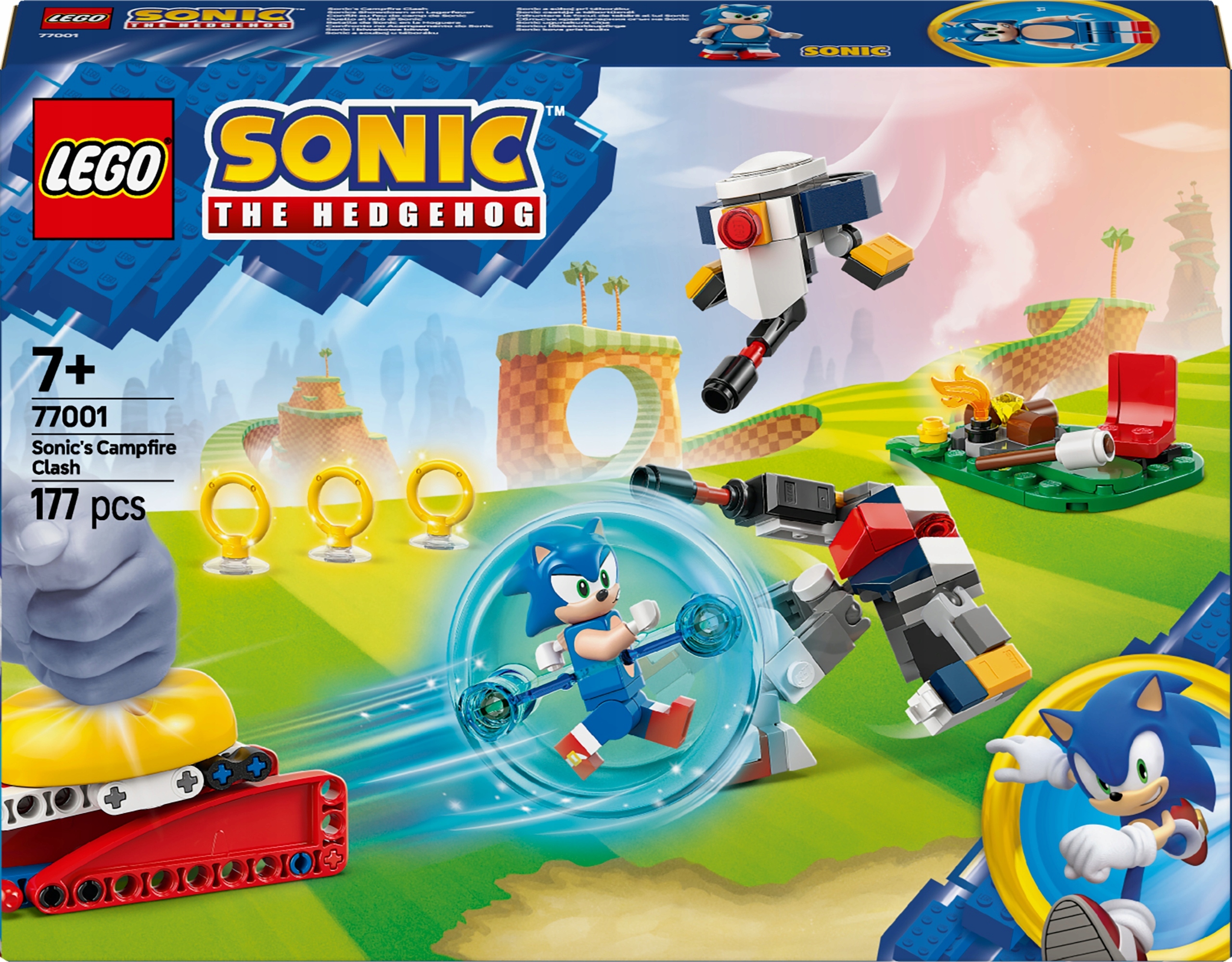 Lego 77001 Sonic the Hedgehog Sonic a bivakovací bitva Novinka
