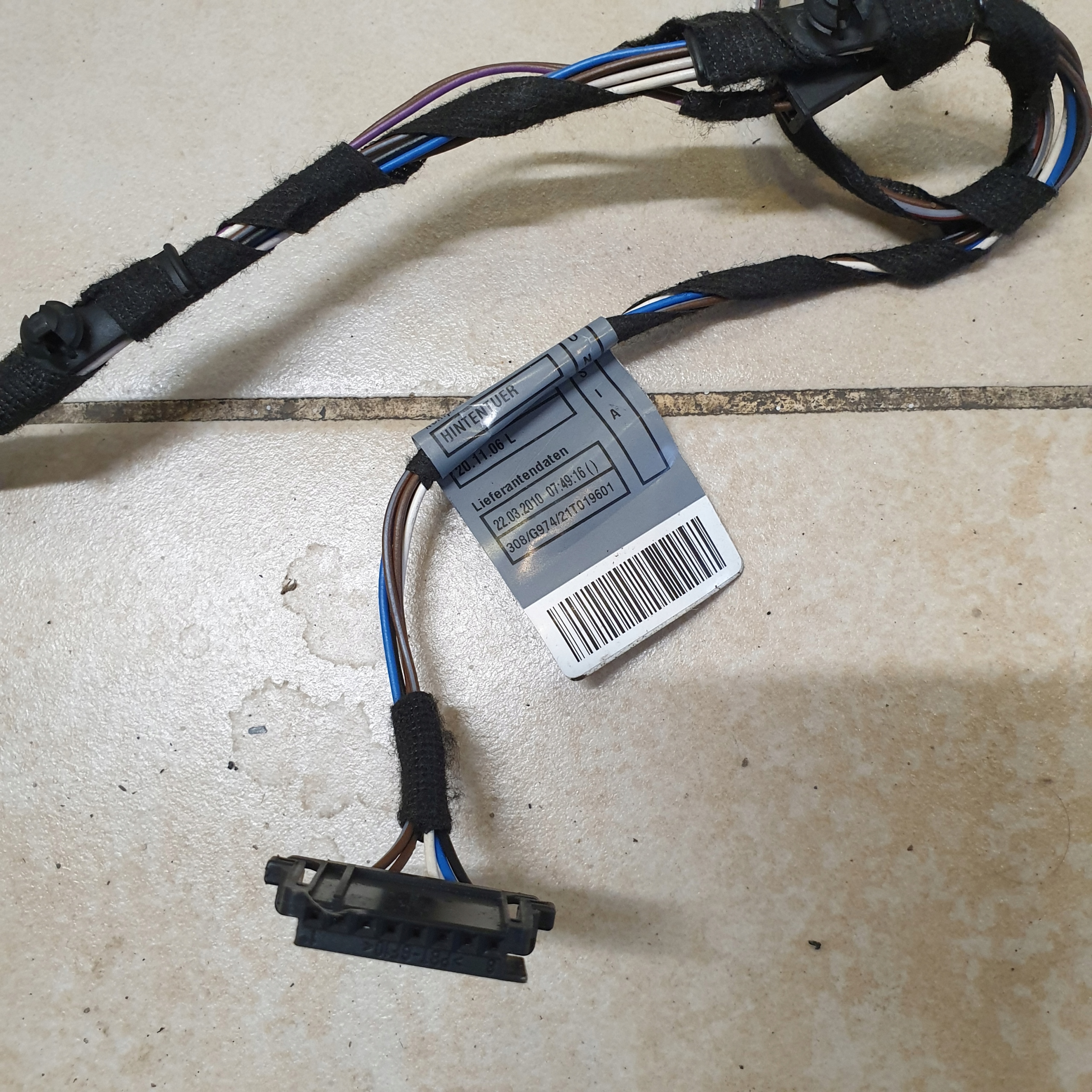 bundle wiring Z door left right rear part BMW 1 E87 LIFT OE EU