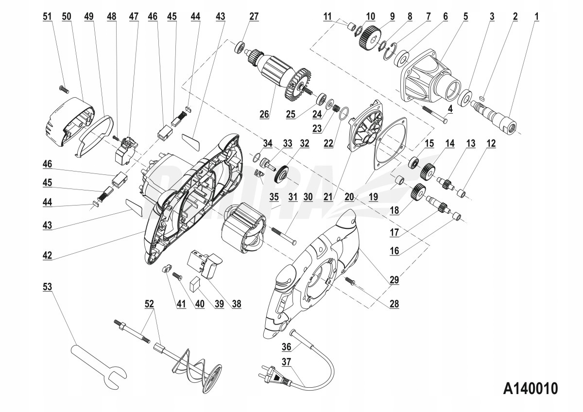 Włącznik Kod producenta XA140010X.38