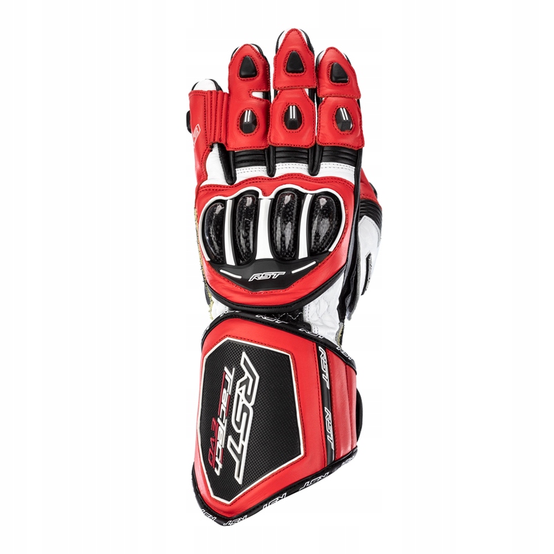 Motocyklové Rukavice Rst Tractech Evo 4 Red White Black L