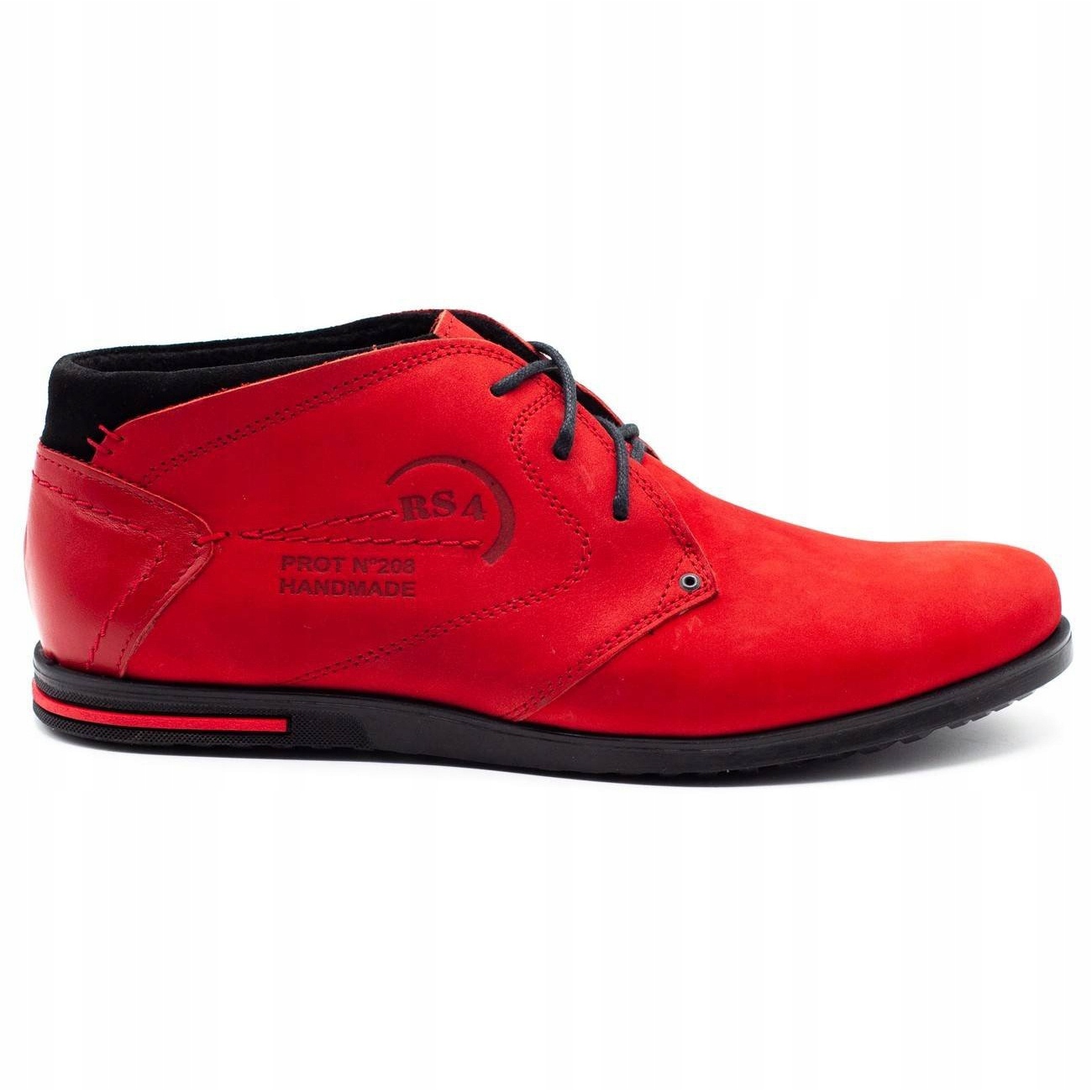 

Czerwone Skóra naturalna Buty Polbut r.45