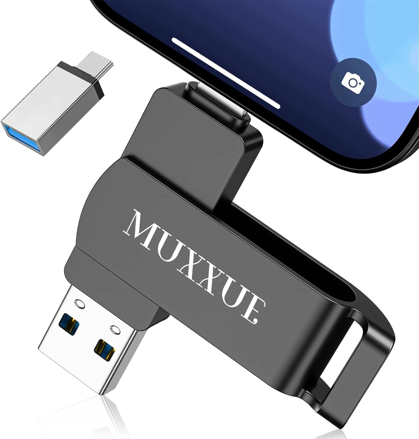 Pendrive Muxxue 128GB 3az1ben Usb flash meghajtó filmfelvételekhez Külső memória