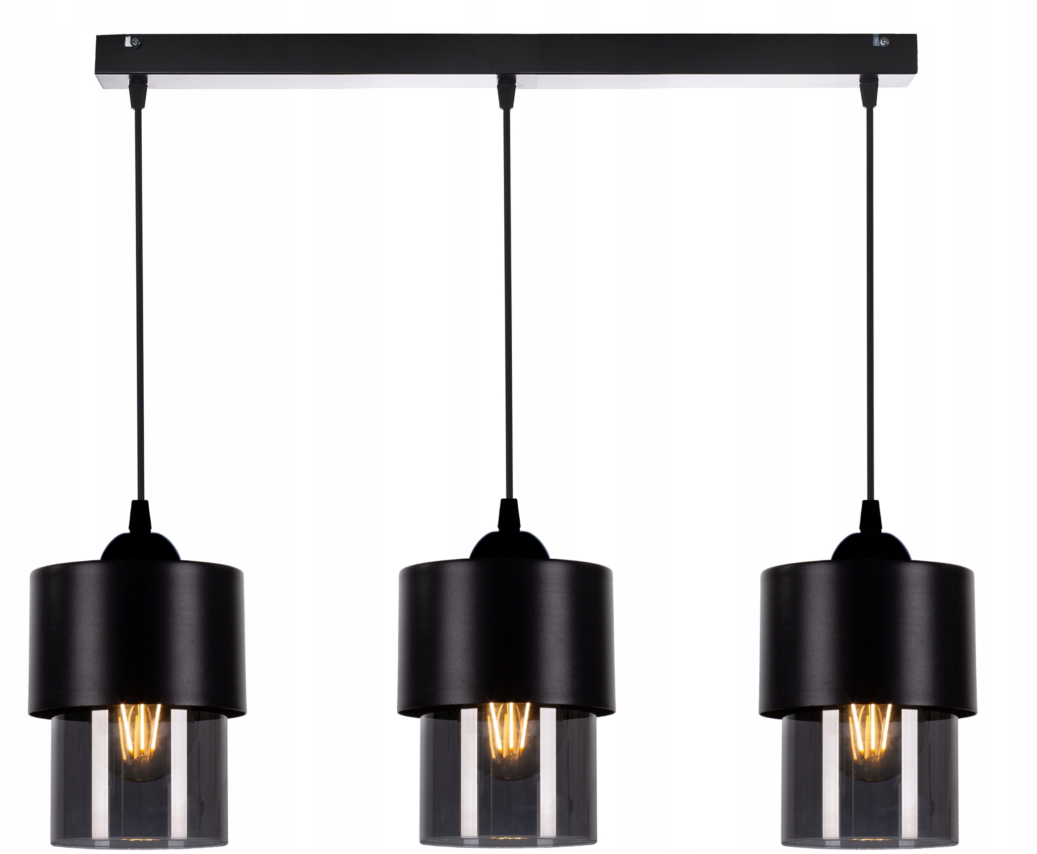 

Szklana Lampa Wisząca Sufitowa Żyrandol Led