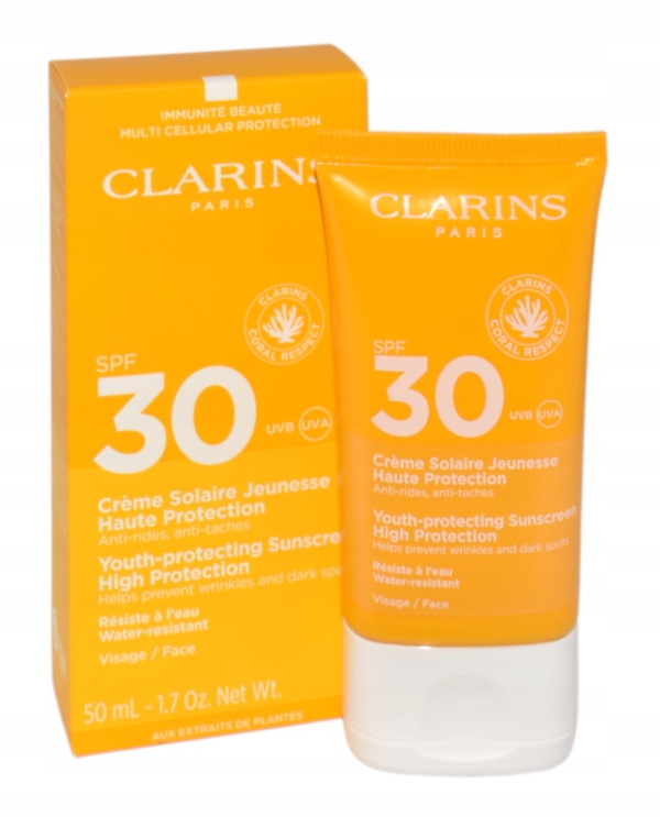 Clarins Dry Touch Sun Care krém na obličej Spf30 50 ml