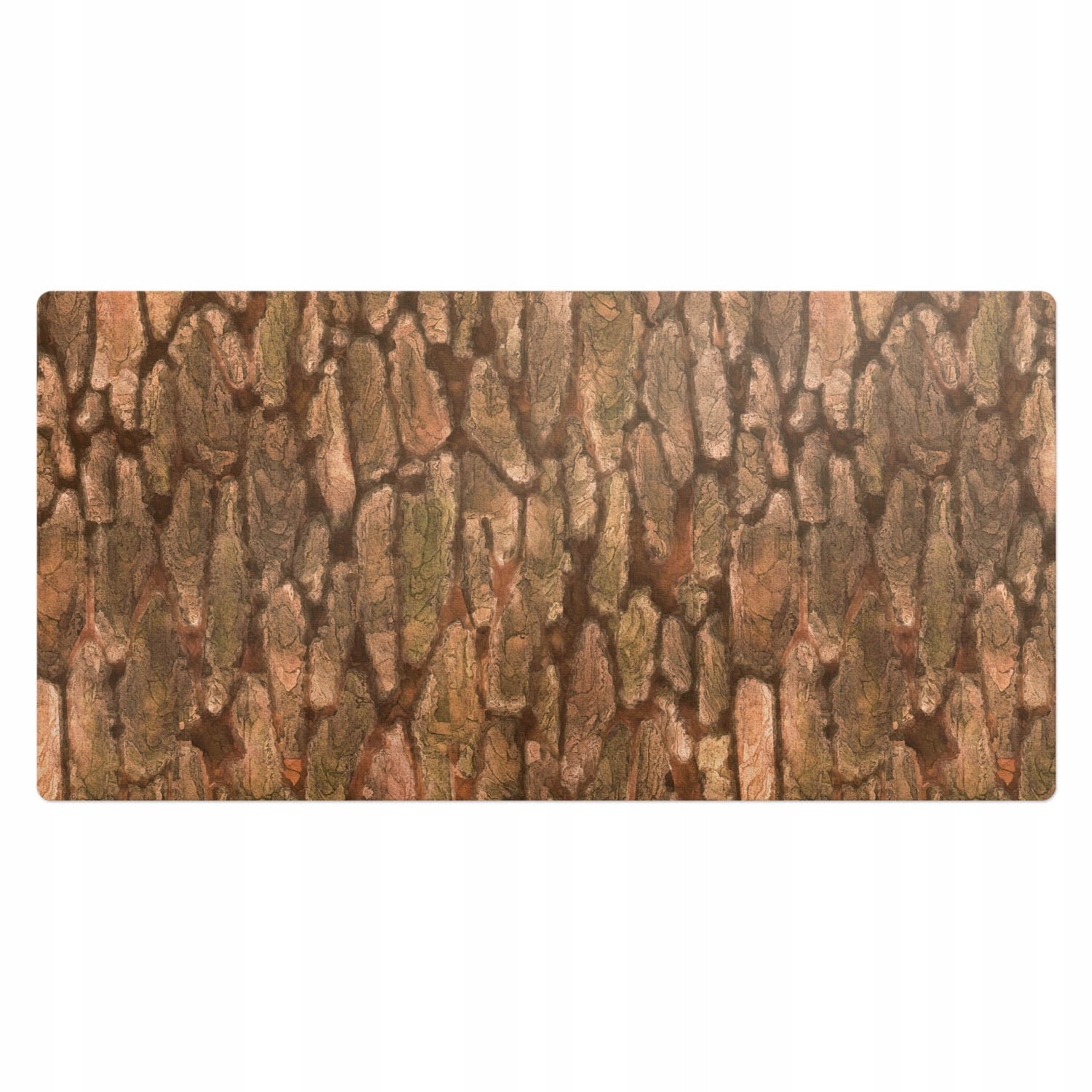 Ochranná podložka na stůl Motiv kůry stromu v přírodním stylu 100 x 50 cm