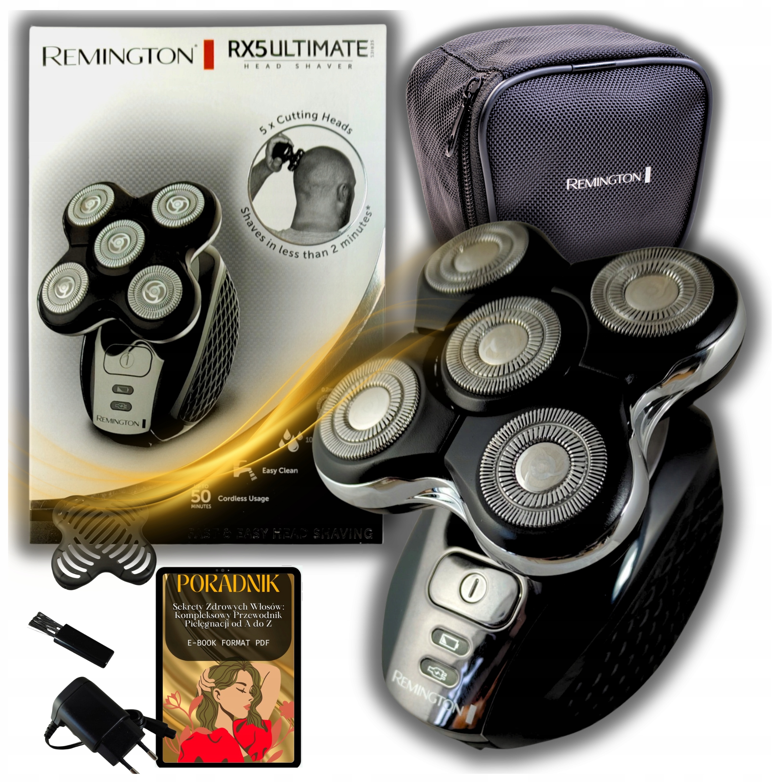 Golarka Do Głowy Na Łyso Remington Nowoczesna Maszynka Męska Trymer