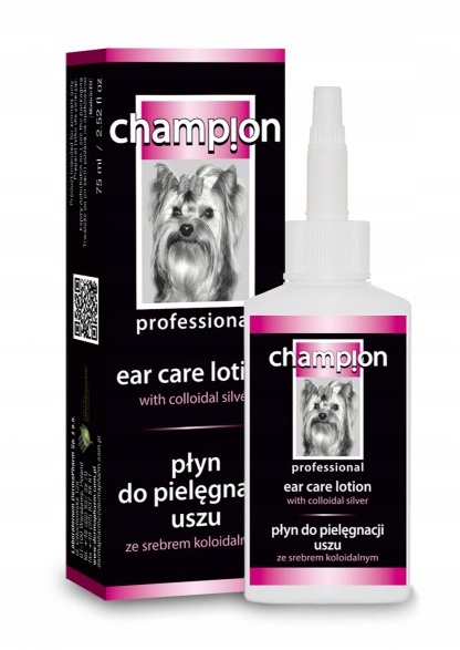 

Champion Płyn Do Pielęgnacji Uszu Ze Srebrem 75ml