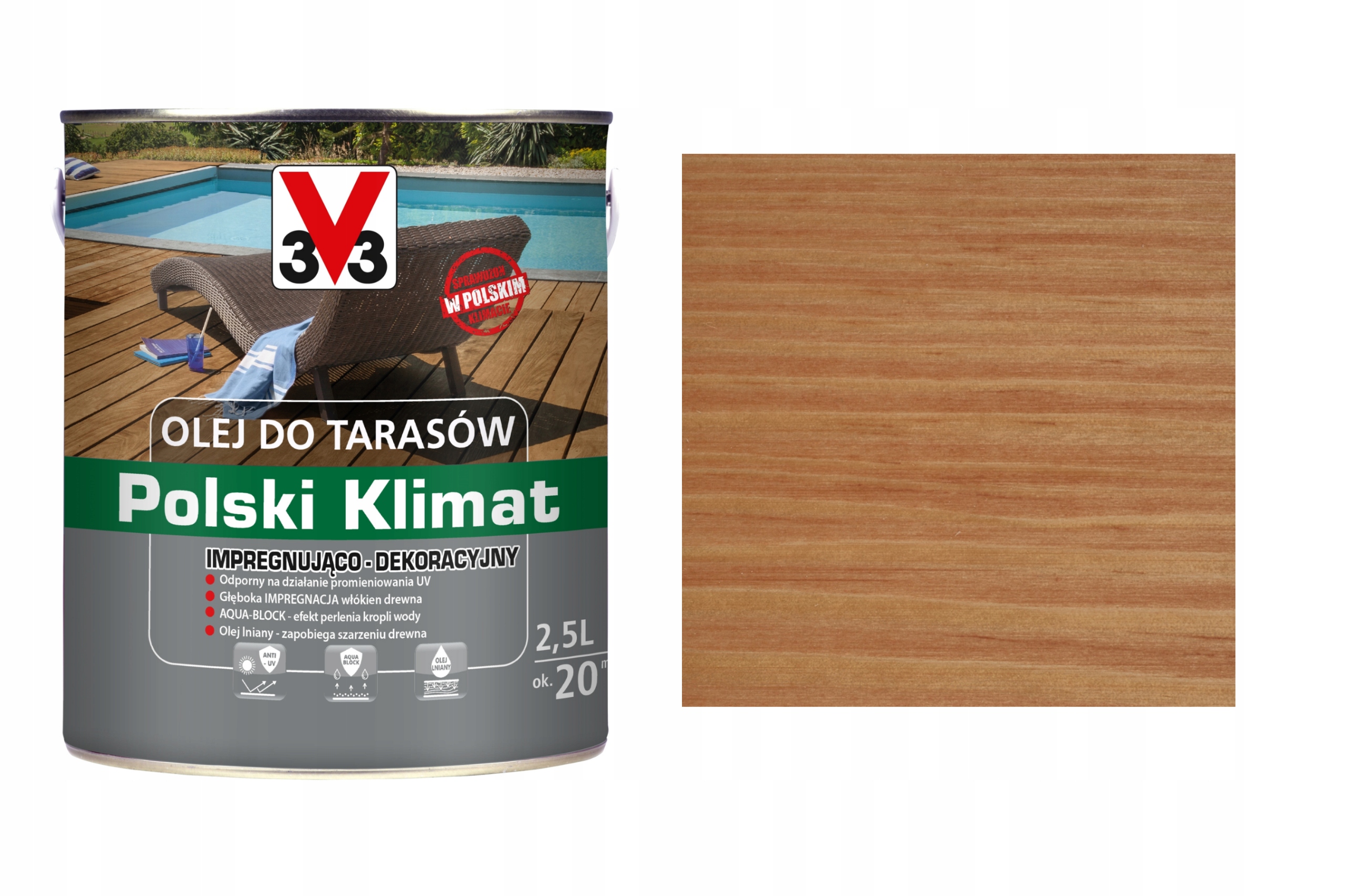 

Olej do Tarasów Polski Klimat V33 Tek 2,5L