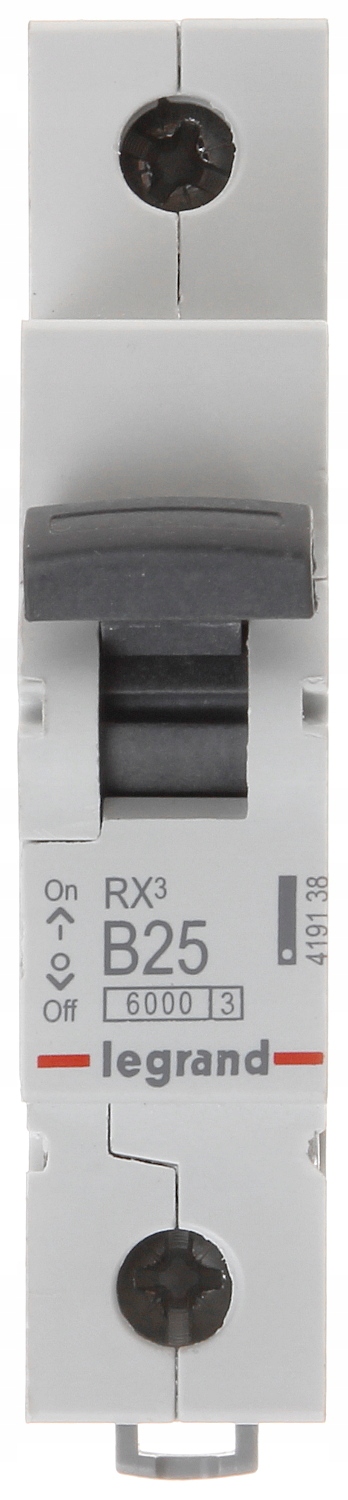 BEZPIECZNIK JEDNOFAZOWY 25 A TYP B LEGRAND