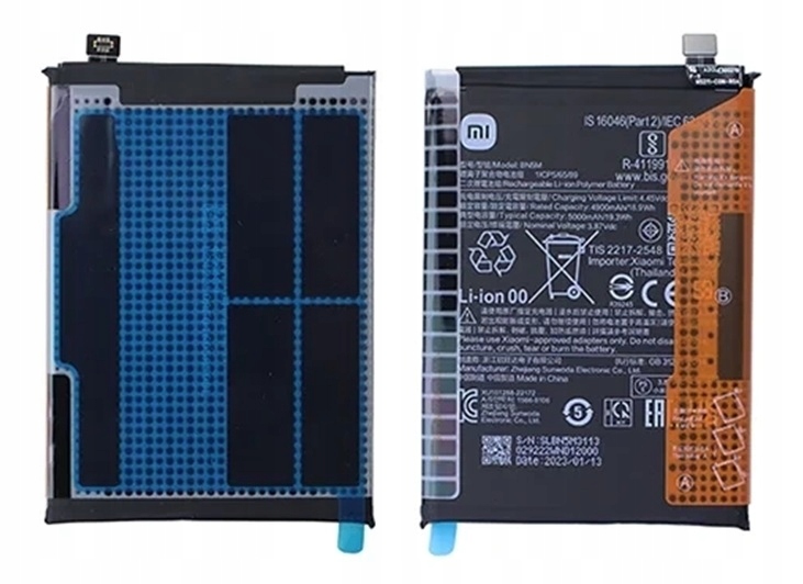 Nowa Oryginalna Bateria BN5M Xiaomi Redmi Note 12 4g MZB0DLREU, MZB0DMBEU