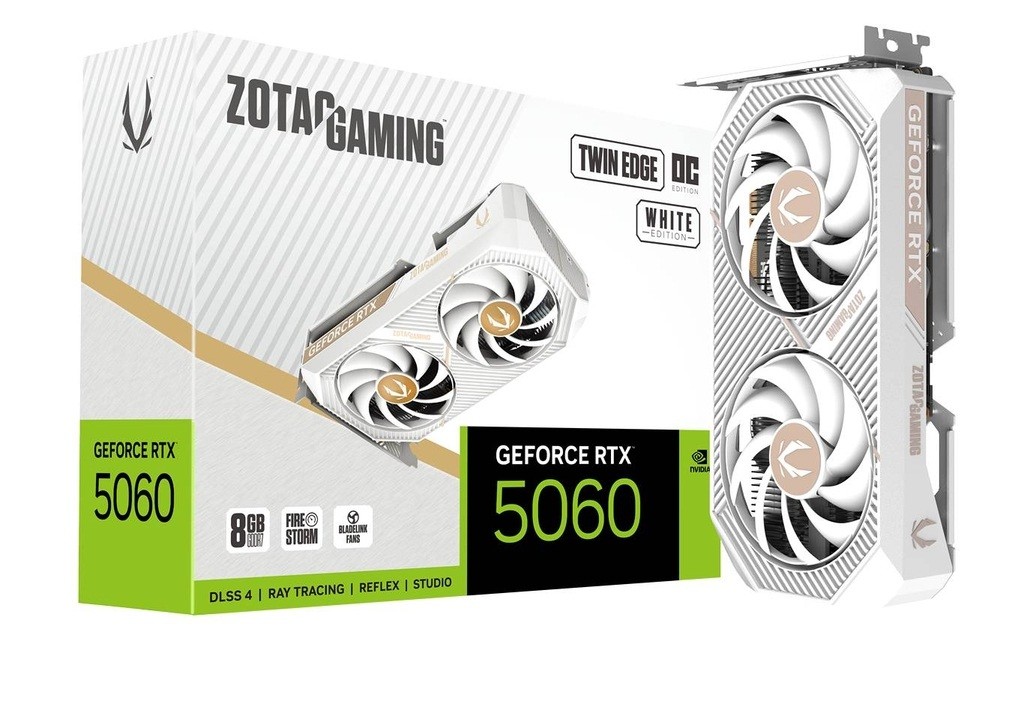 Grafická karta GeForce Rtx 5060 8 Gb Twin Edge Oc GDDR7 128bit 3DP/HDMI
