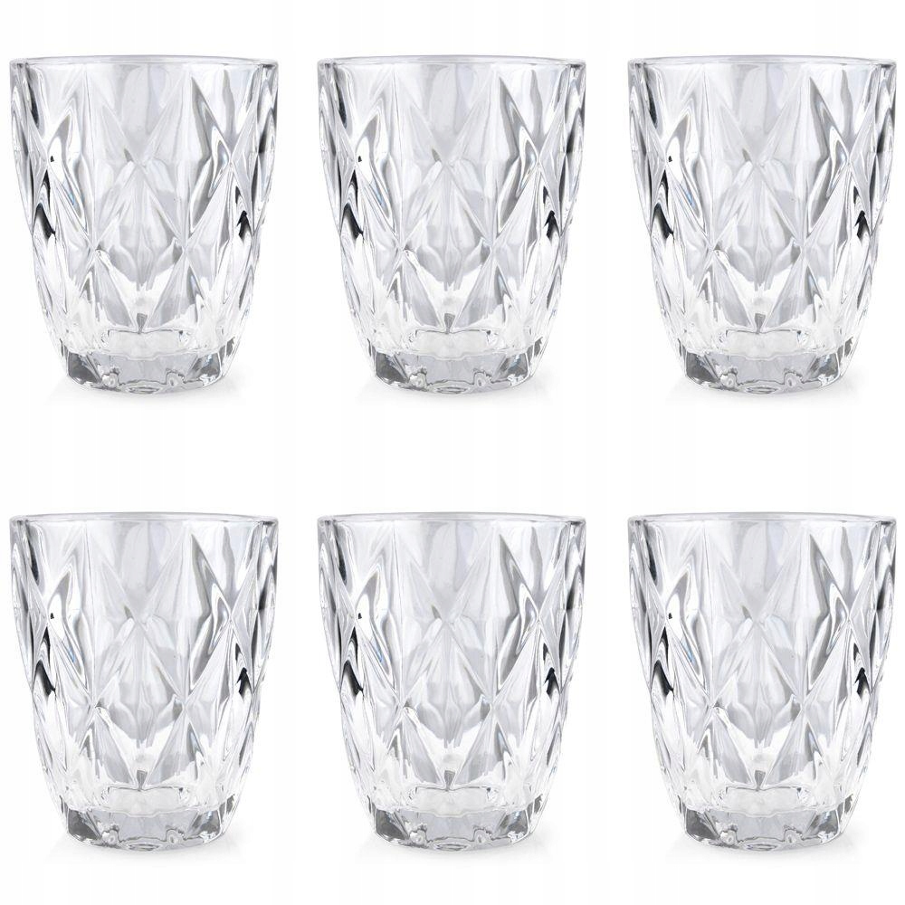

Komplet 6 szklanek grube przezroczyste szkło 250ml