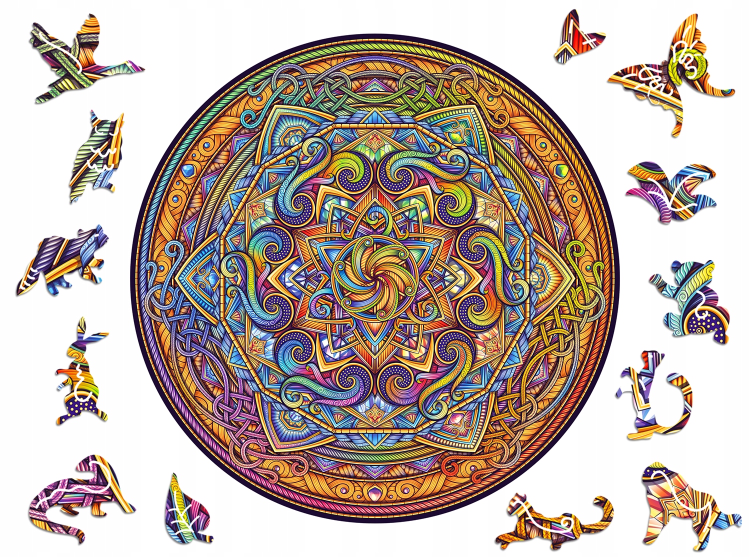 

Puzzle Drewniane Mandala Doskonała Harmonia L