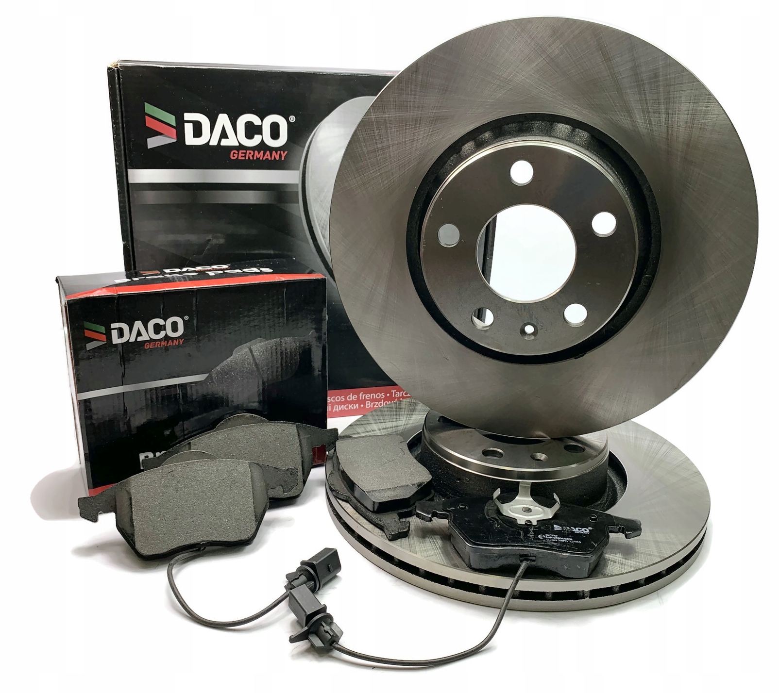 604743 - Диски колодки передні AUDI A6 C6 321mm Daco Germany