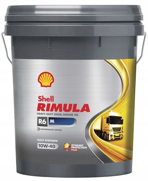 Olej silnikowy SHELL RIMULA R6 M 10W40 20L Pojemność opakowania 20 l
