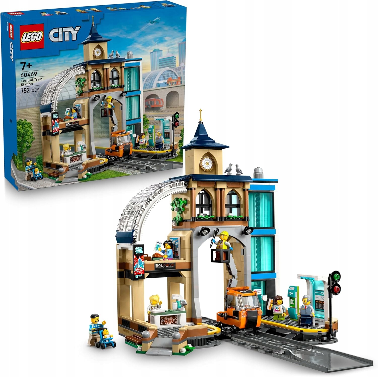 Lego City Centrální nádraží 60469 7 let 752 dílků