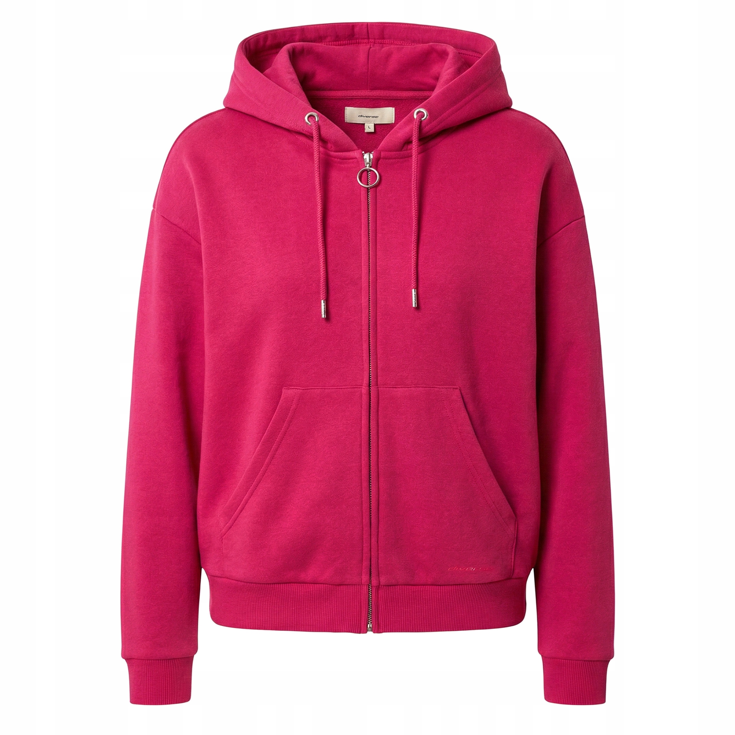 Bluza damska rozpinana z kapturem Diverse Hoola B 262 Fuksja M