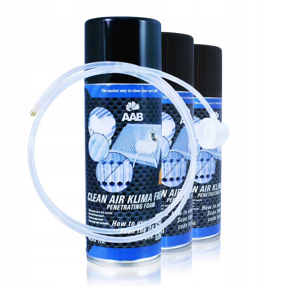 3x AABCOOLING AIR KLIMA FRESH 400 ŚRODEK DO KLIMATYZACJI Pojemność w ofercie 1200 ml