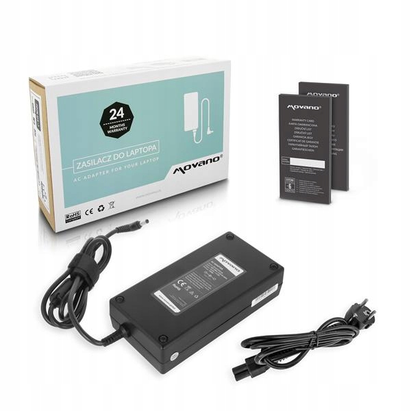 Napájecí zdroj Movano 19.5v 11.8a (5.5x2.5) 230W pro Asus, Msi