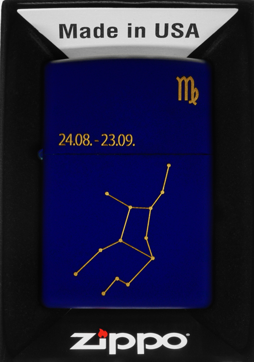 Zapalovač Zippo Zodiac Vigro Design panna 60006937 Větruodolný benzínový