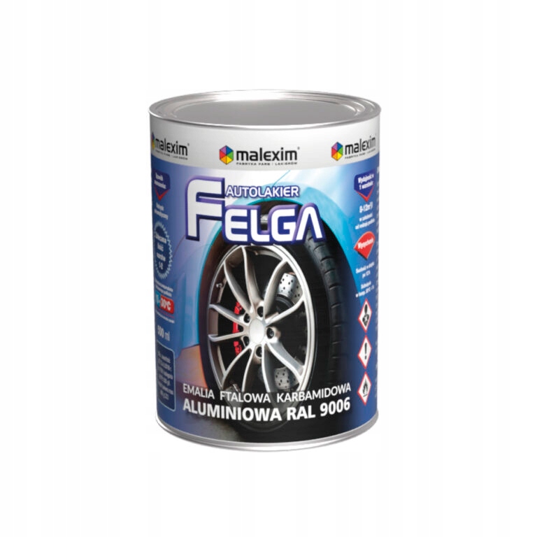 

Farba aluminiowa Ral 9006 do Felg 1L Utwardzacz