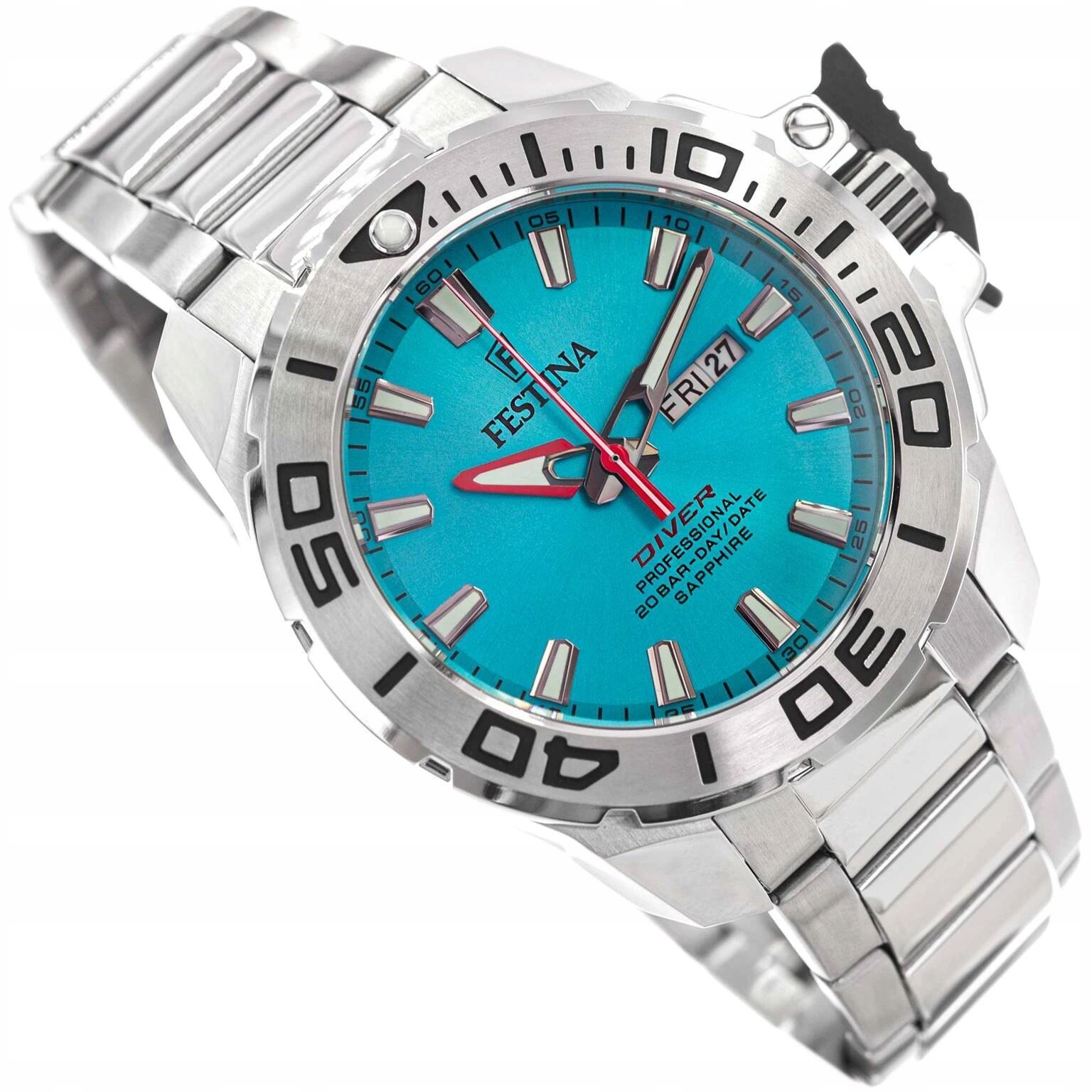 Pánské Hodinky Festina F20665/6 The Originals Diver Stříbrné Potápěčské 200 M