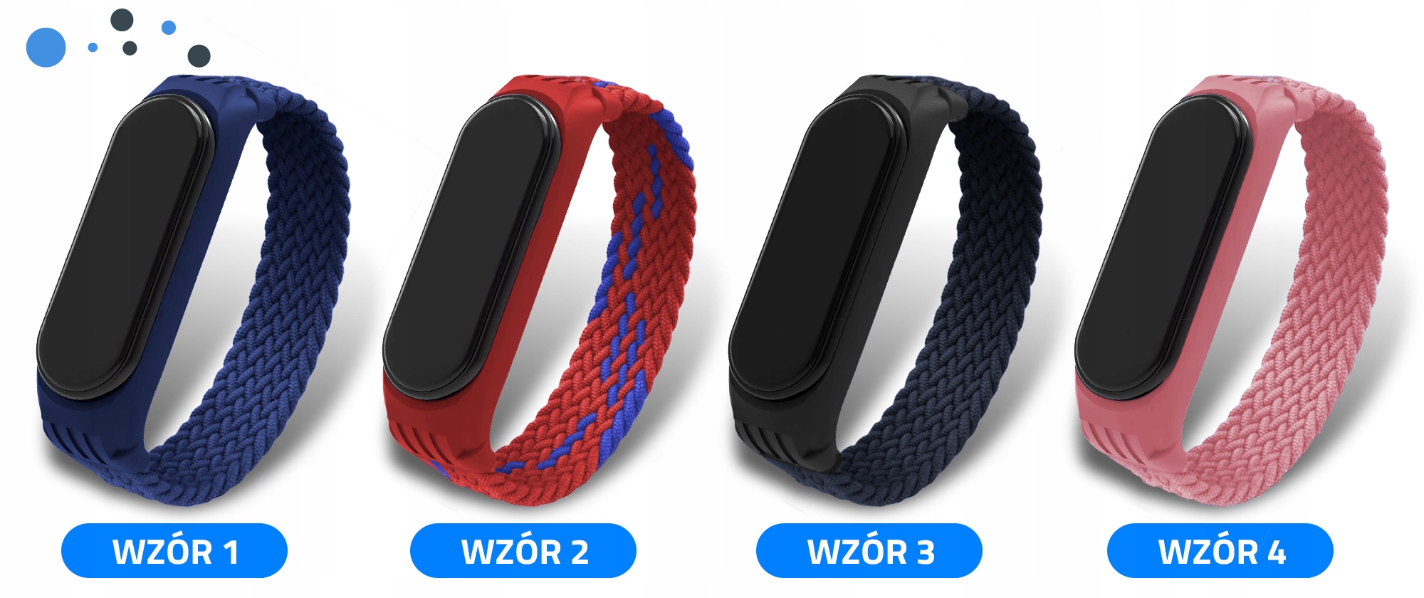 Opaska pasek do xiaomi mi band 3 4 5 6 elastyczna materiałowa wygodna mocna Kod producenta A00134 PASEK OPASKA TAKTYCZNA XIAOMI BAND