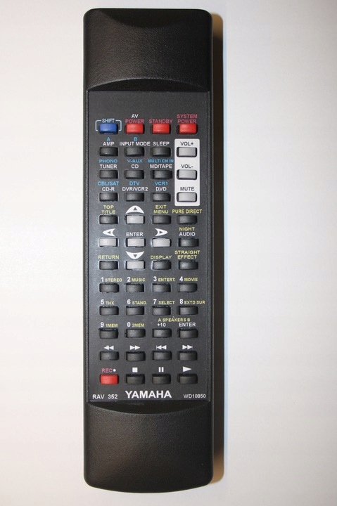 PILOT YAMAHA RAV352 RX-V2500 RXV2500 ZAMIENNIK Kolor czarny