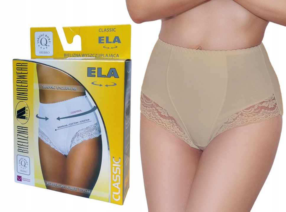 

figi modelujące Mitex Ela beżowe , bawełna , XL
