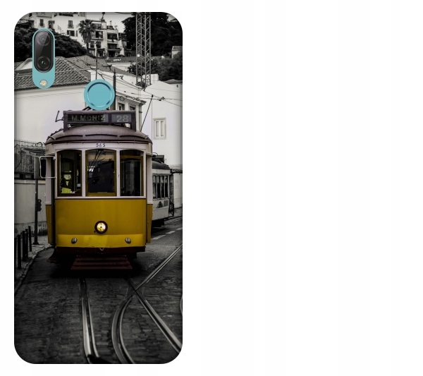 

Etui pokrowiec Huawei P Smart 2019 Lizbona zólty