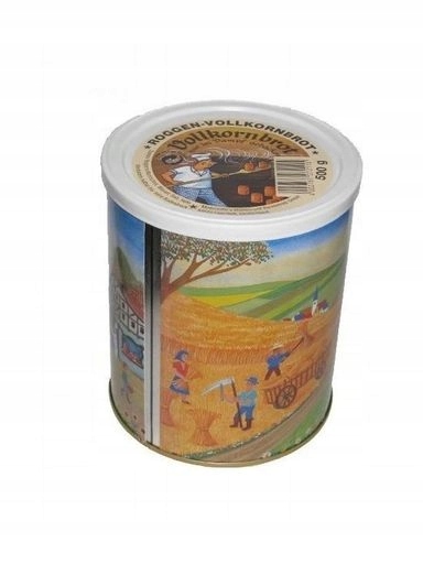 3x Vojenský žitný chléb v plechovce 500 g, vojenská dávka