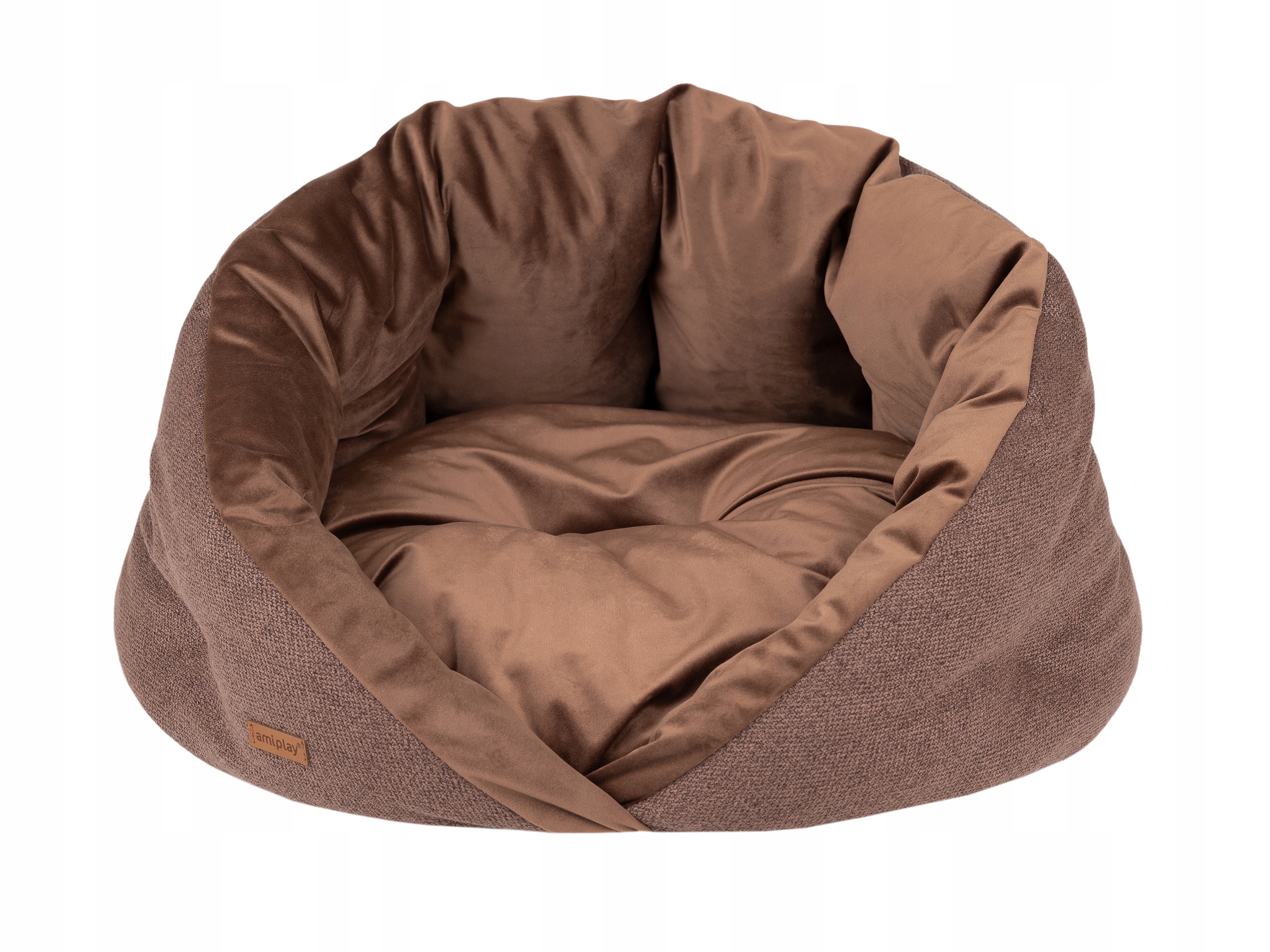 

amiplay Legowisko Kokon Siena S Brązowe