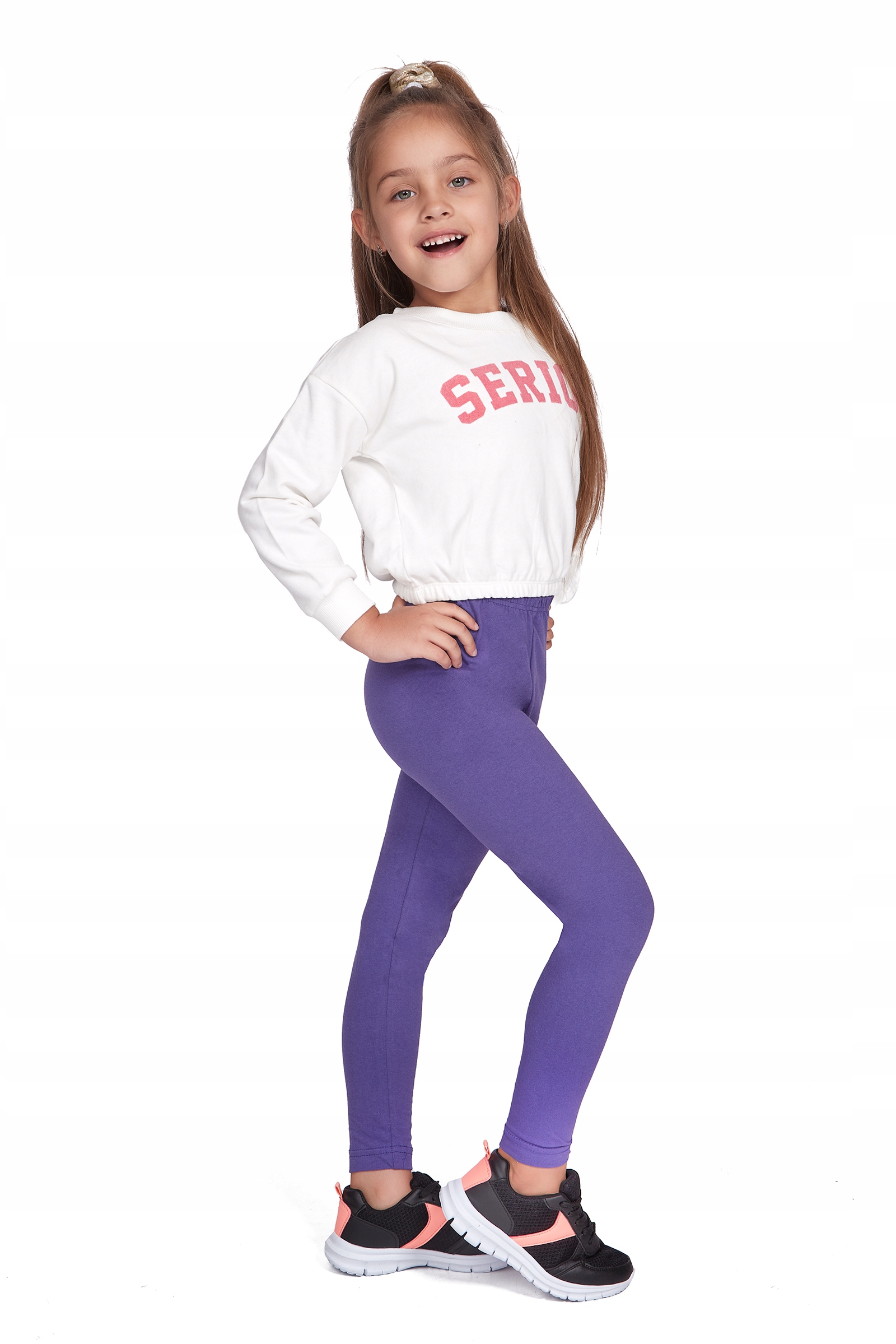 BAWEŁIANE GETRY KLASYCZNE DZIECIĘCE LEGGINSY 110