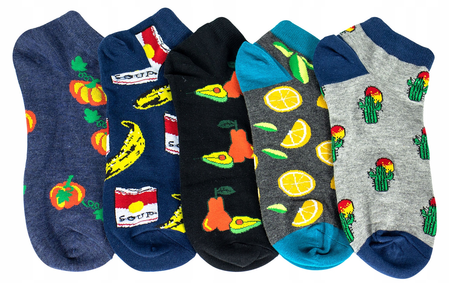 

5x Skarpetki Męskie Kolorowe Śmieszne Prezent