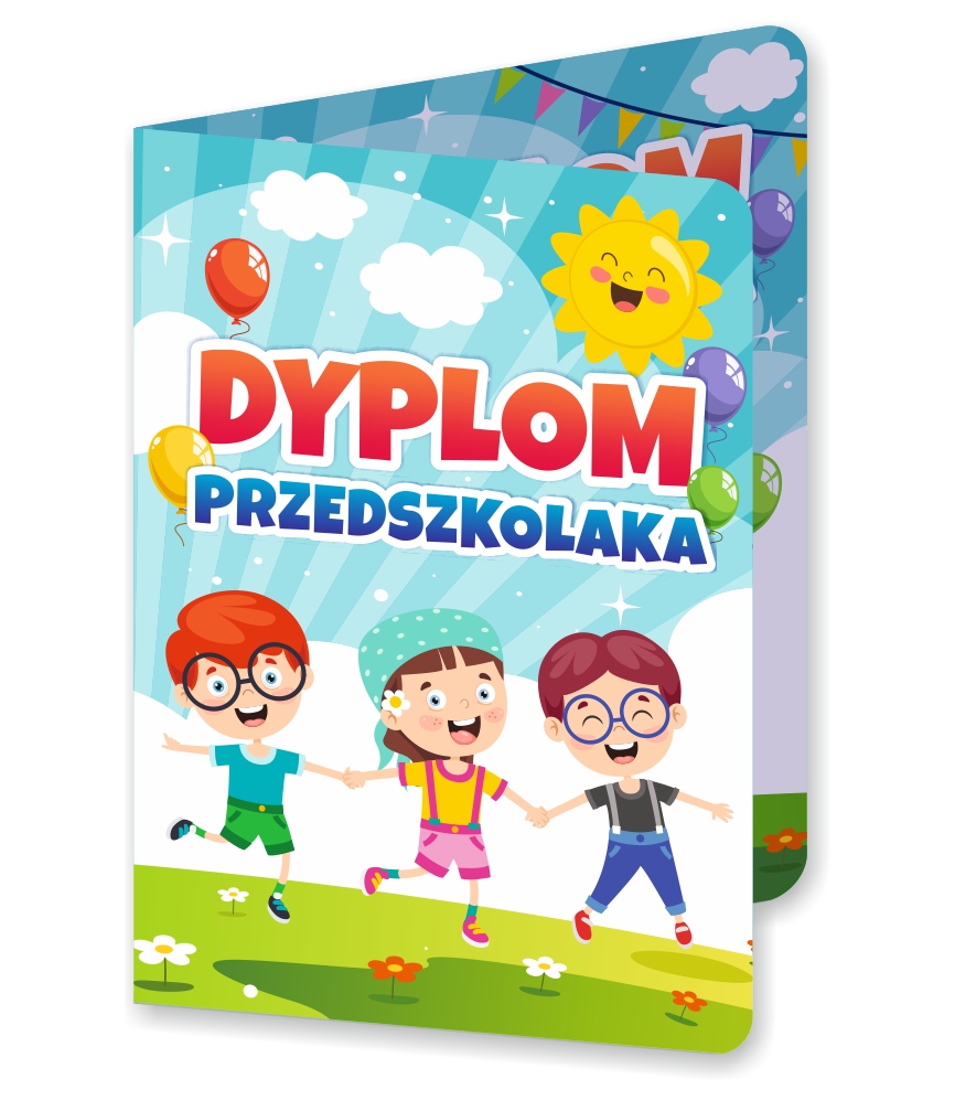 

Dyplom składany Przedszkolaka Dzieci