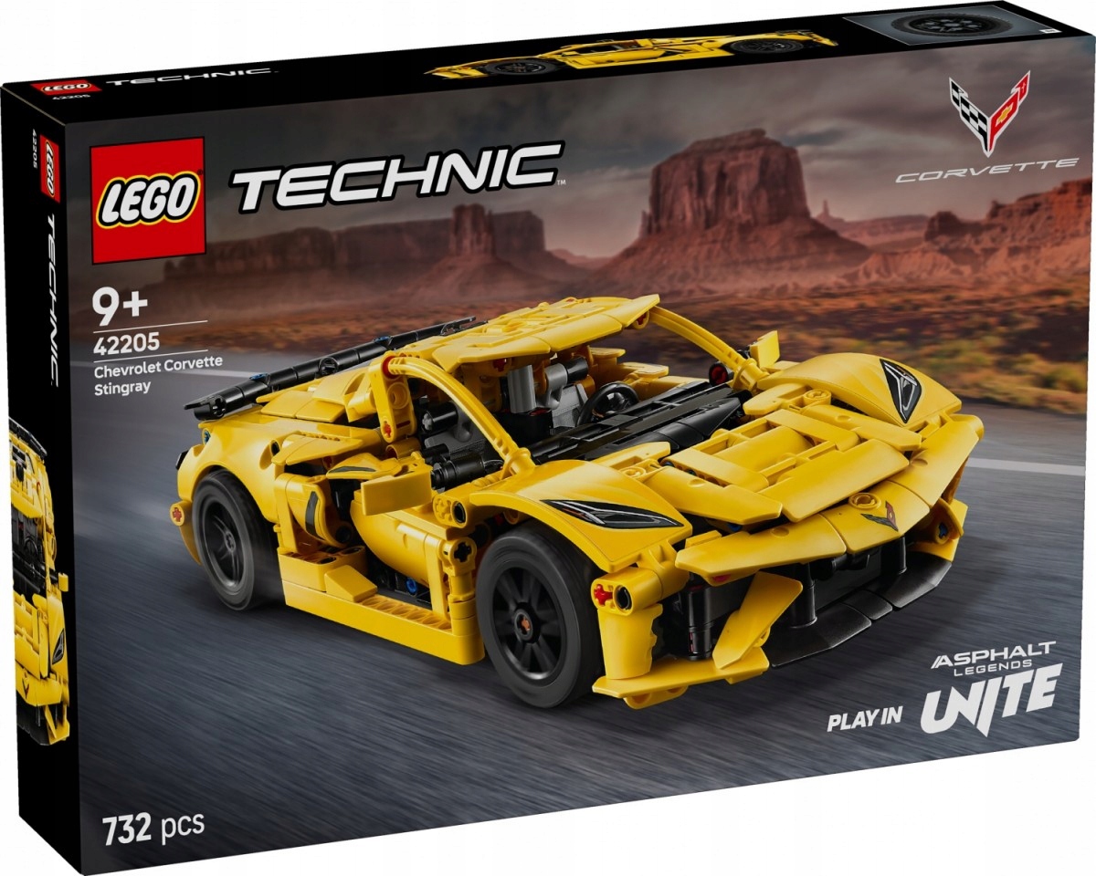 Lego Stavebnice Technic 42205 Chevrolet Corvette Stingray