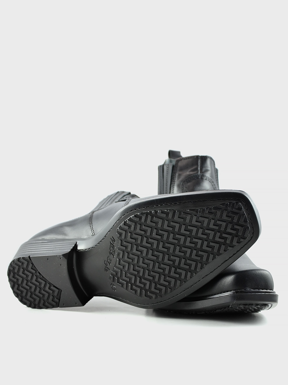 Męskie Skórzane Kowbojki Wysokie Desque Czarne 44 Oryginalne opakowanie producenta pudełko