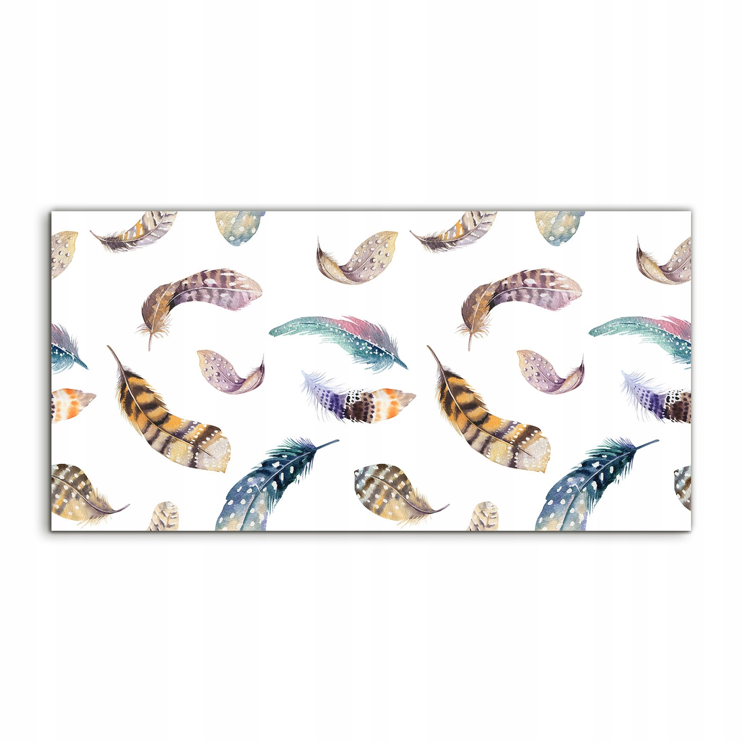 

Obraz akryl 100x50 na ścianę Art Abstrakcja Pióra