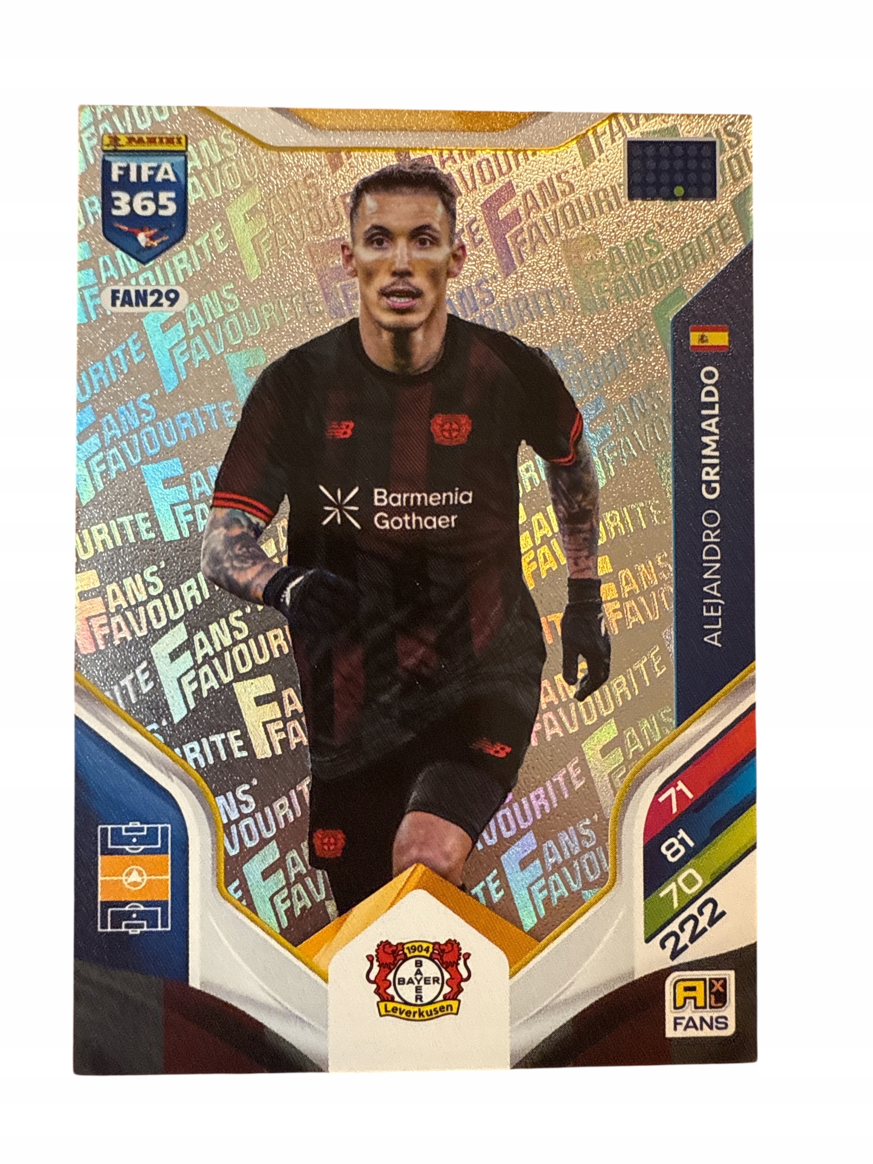 Fifa 365 2026 Adrenalyn XL Panini Fans FAN29 Grimaldo