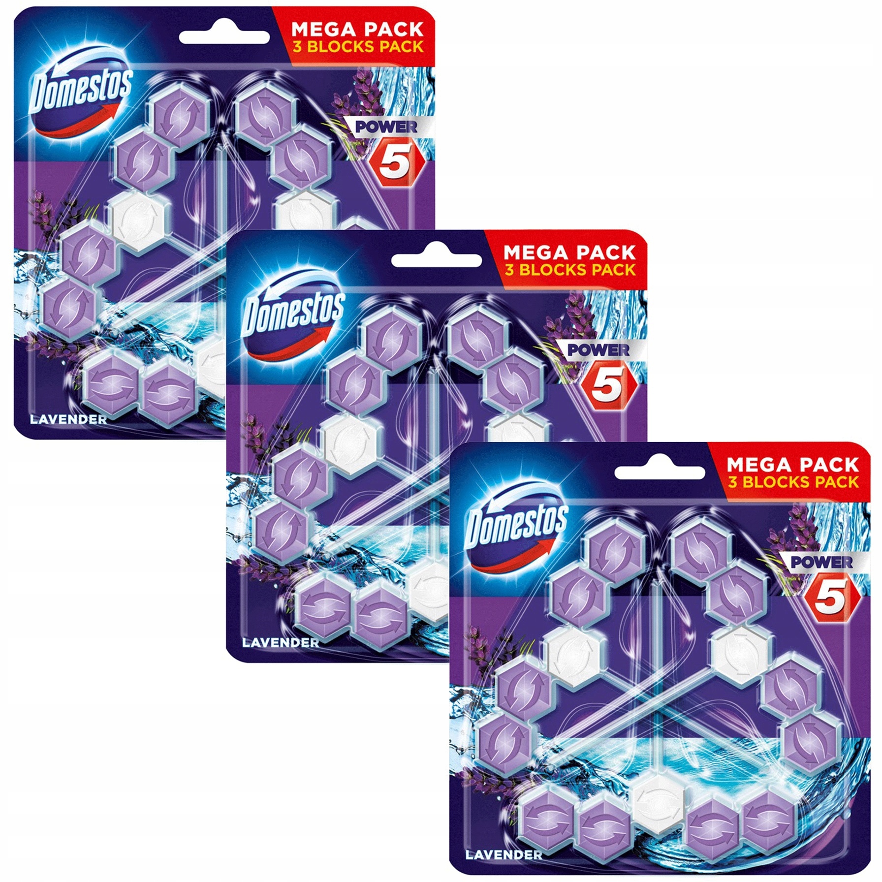 

Domestos Power5 Lavender Kostka Toaletowa Wc 9x55g