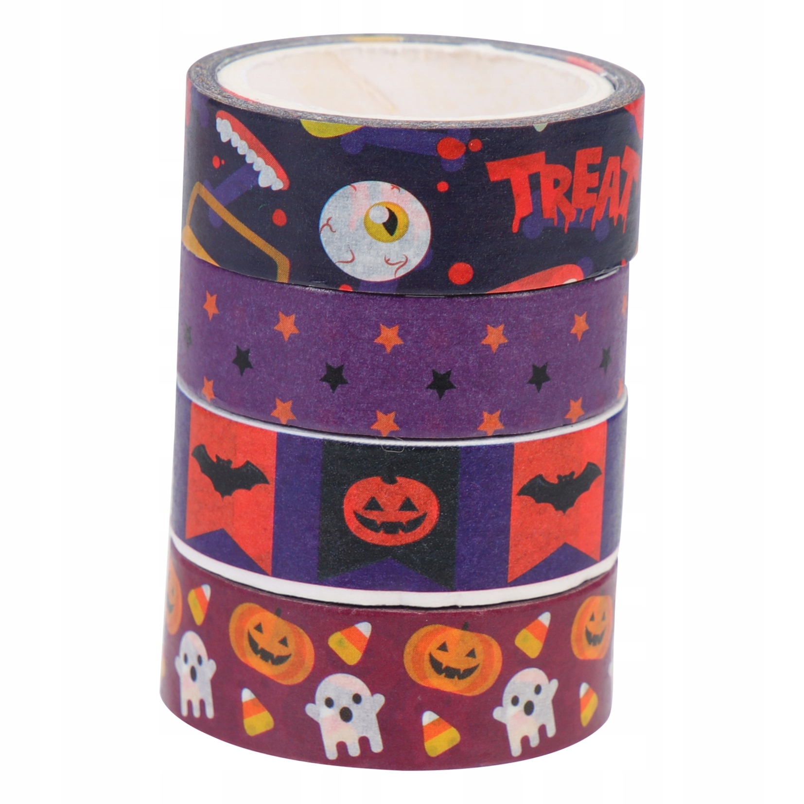 Halloweenowa taśma Washi, japońska dekoracja, naklejka na album