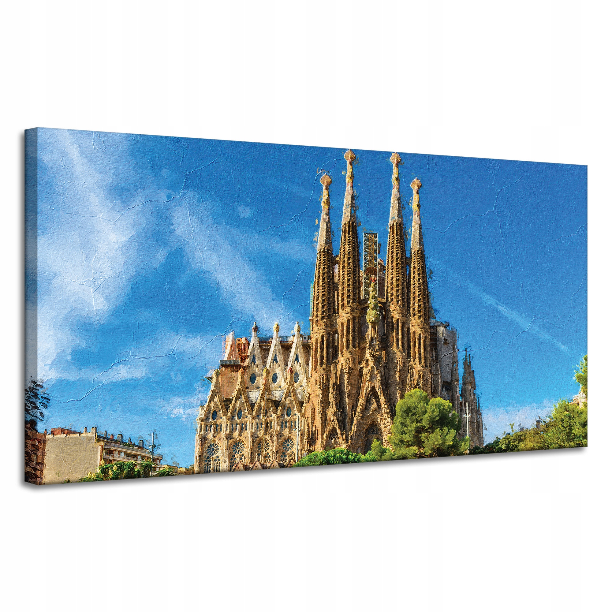 Obraz na plátně Sagrada Familia Barcelona Španělsko 120x60 cm