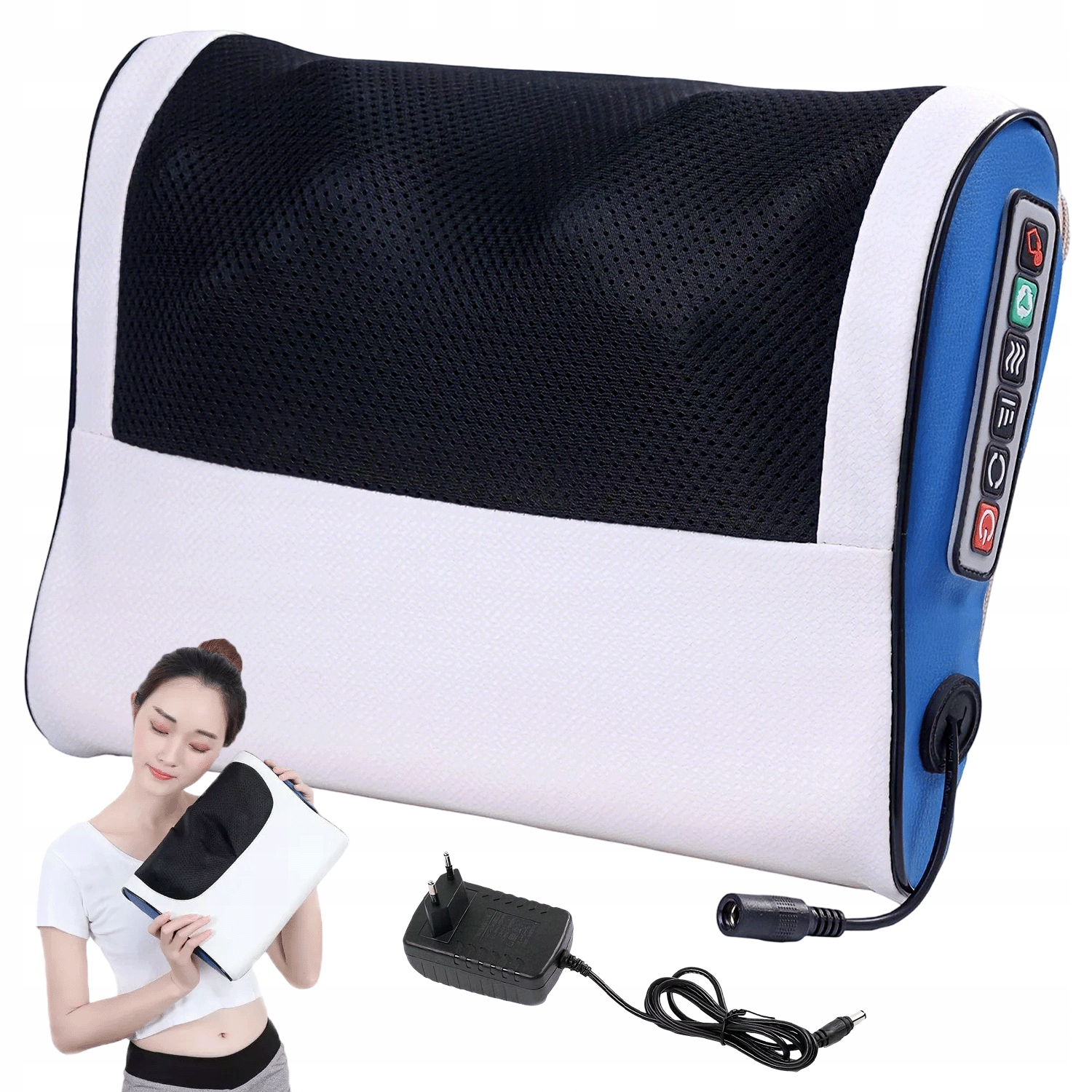 Poduszka Do Masażu Lędźwiowego Elektryczna Poduszka Masująca Do Ramion Szyi