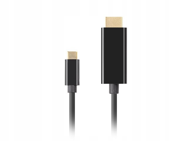 Lanberg Kabel Usb-c(m)->hdmi(m) 3M 4K 60HZ Czarny CA-CMHD-10CU-0030-BK