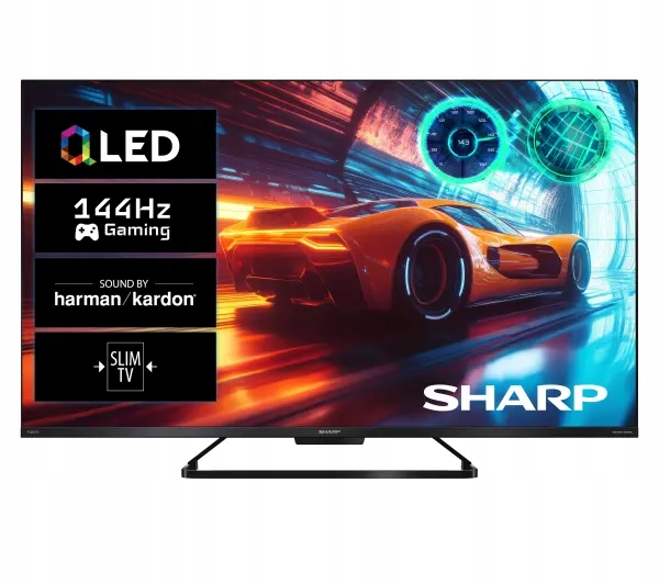 Telewizor QLED Sharp 43GR8765E 43'' 4K UHD Smart TV Wi-Fi HDR Bluetooth