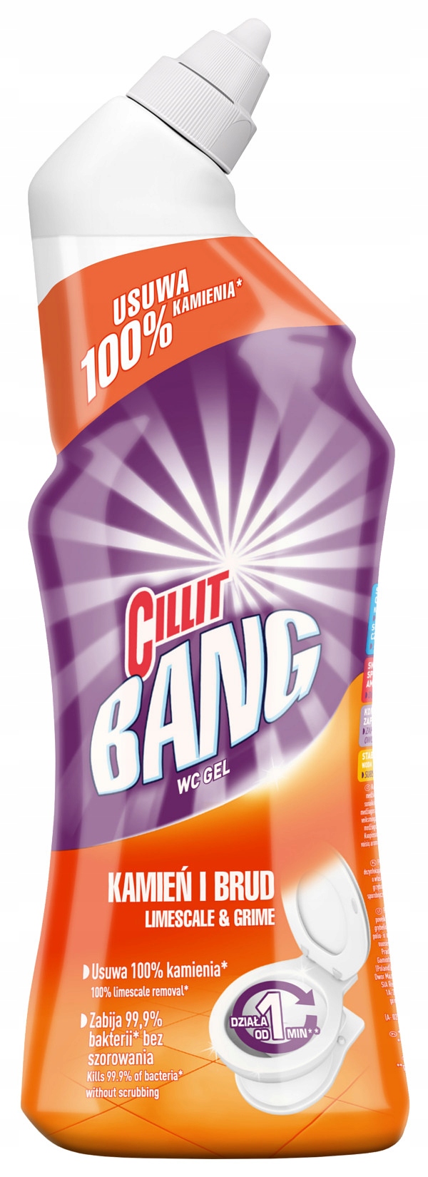 

Cilit Bang żel do Wc toalet kamień i rdza 750ml